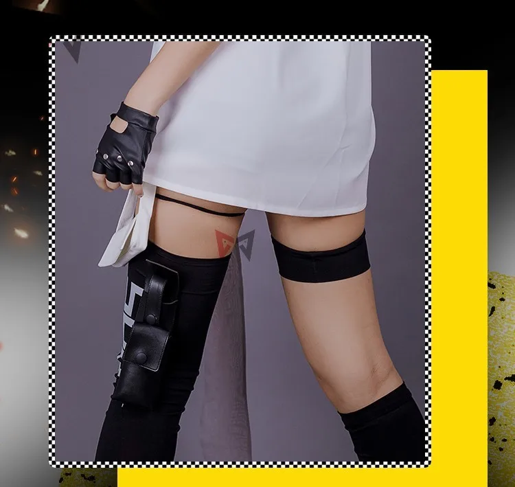 New Girls' Frontline cosplay costume ST-AR15 cos fashion coat bag set wig tie glove uniform clothing for girl women anime set