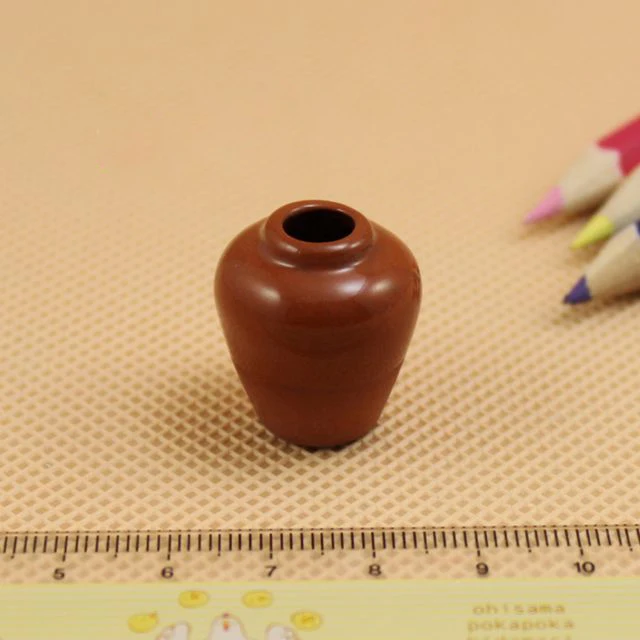 

G05-X088 children baby gift Toy 1:12 Dollhouse mini Furniture Miniature baby kitchen Colored pottery 5pcs/set
