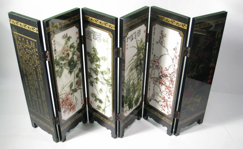 Стол Декоративные китайские лакированные изделия живопись Мэй Орхидея бамбук