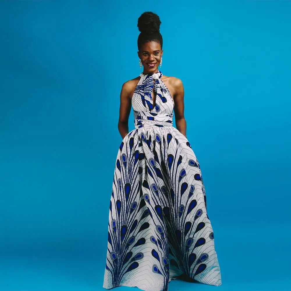 

Женская одежда в африканском стиле, летнее эластичное платье макси Bazin Riche, вечерние платья для отдыха, бесплатная доставка, 2019