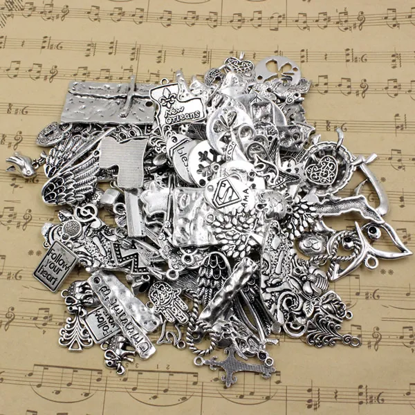 

Подвеска из цинкового сплава для ожерелья, 12-45 мм, 200 г