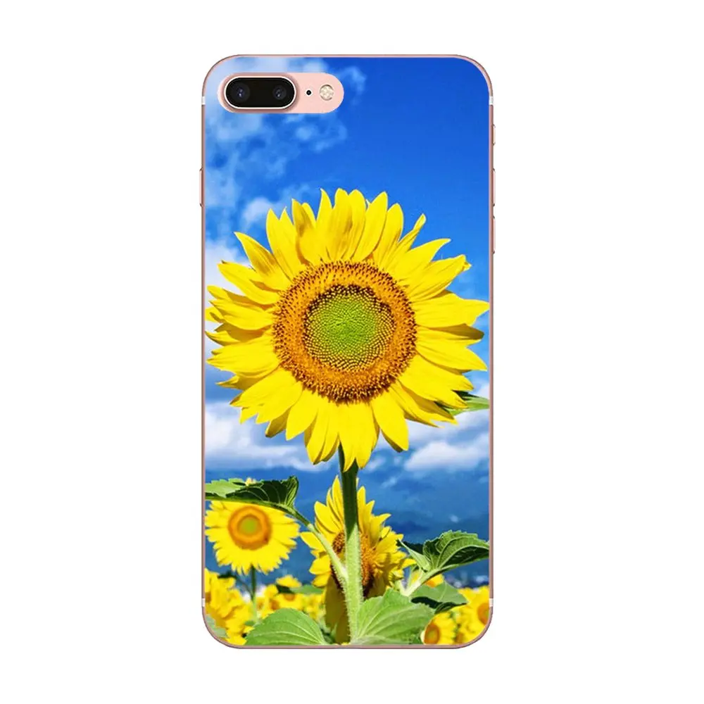 For Xiaomi Redmi Note 2 3 3S 4 4A 4X 5 5A 6 6A Pro Plus Soft TPU Covers Capa Sunflower Flower Newest Super Cute | Мобильные телефоны