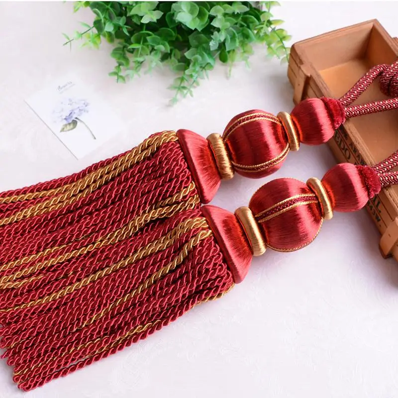 Зажимы для штор на окно дома 2 шт./лот аксессуары подвесной ремень с шариками