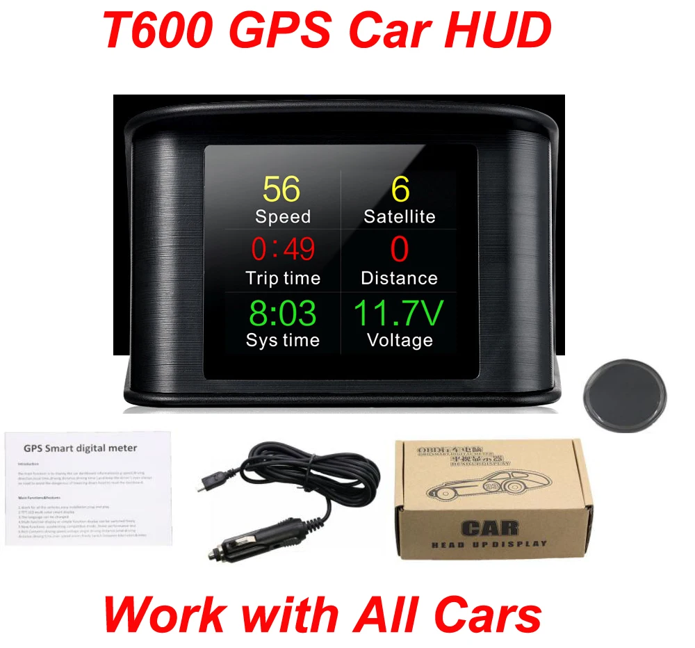 XYCING Автомобильный GPS HUD Дисплей с головой вверх Умный Цифровой измеритель