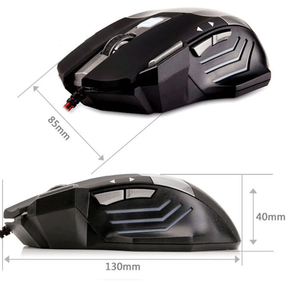 Mice gamer Mouse wired gaming mouse game USB Receiver 2.4GHz Optical For PC Laptop dropshipping | Компьютеры и офис