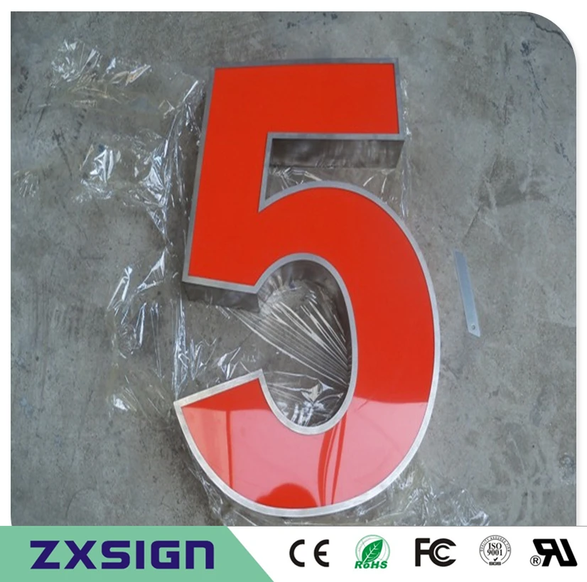 

Factory Outlet Outdoor Acrylic LED house number
