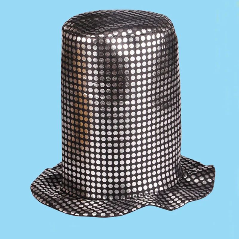 Женские и мужские шапки Fedoras с высоким берцем маг сценическое представление