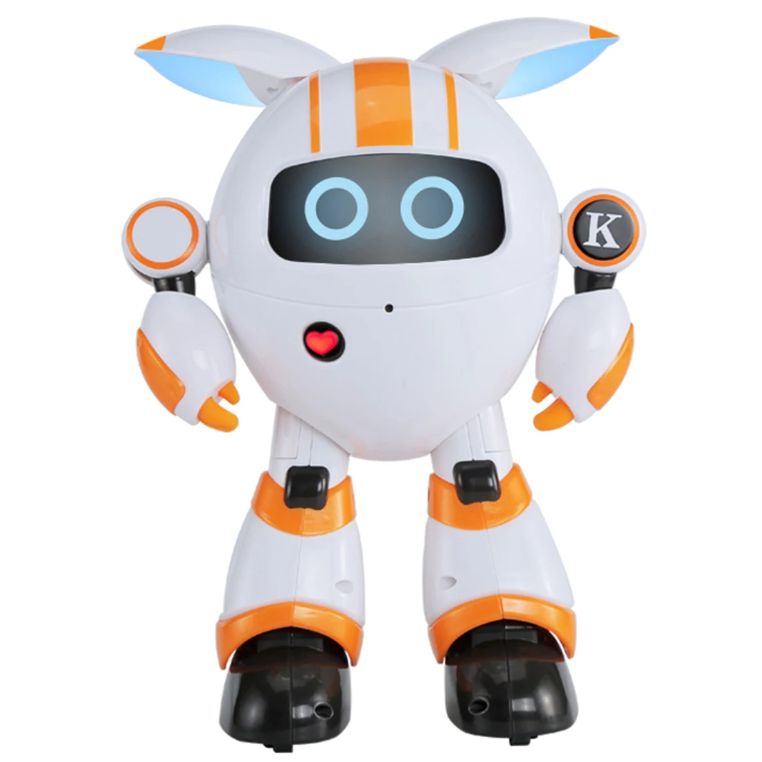 Orange Rowsfire умный ходячий робот RC электронный танцующий Поющий Робот игрушка для детей-оранжевый/синий - Цвет: Orange