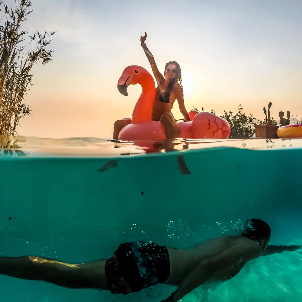 Водонепроницаемый чехол TELESIN 6 &quotдля GoPro Hero 4 3 + крышка объектива аксессуары|dome for