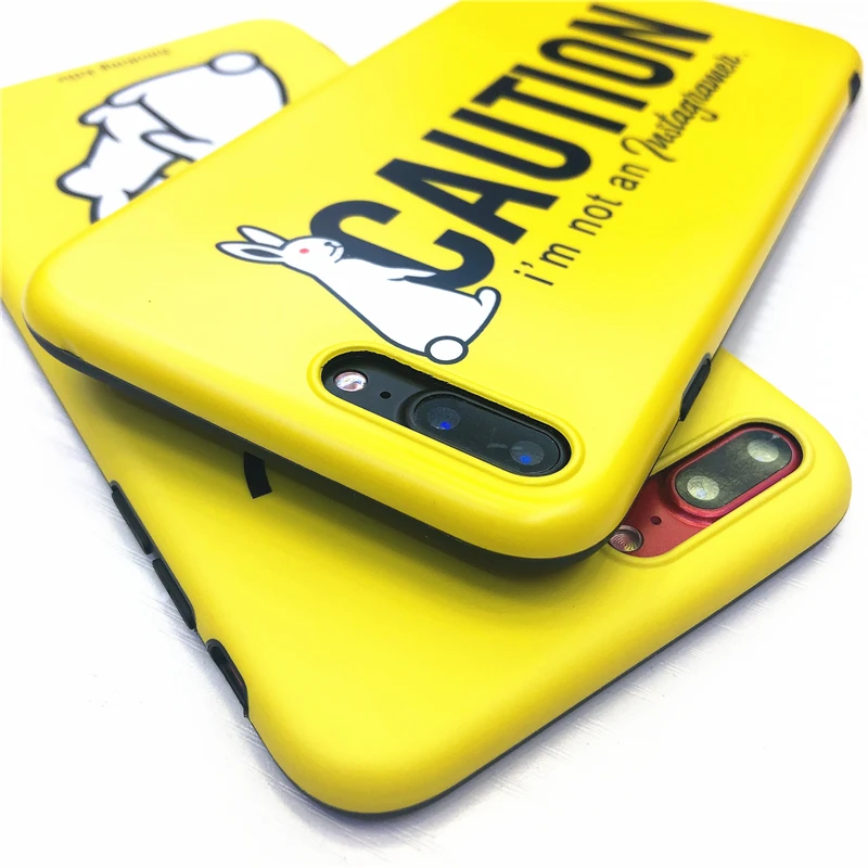 Модный японский Fr кролики чехол для iPhone X XS MAX XR 10 8 7 6 S plus матовый Мягкий