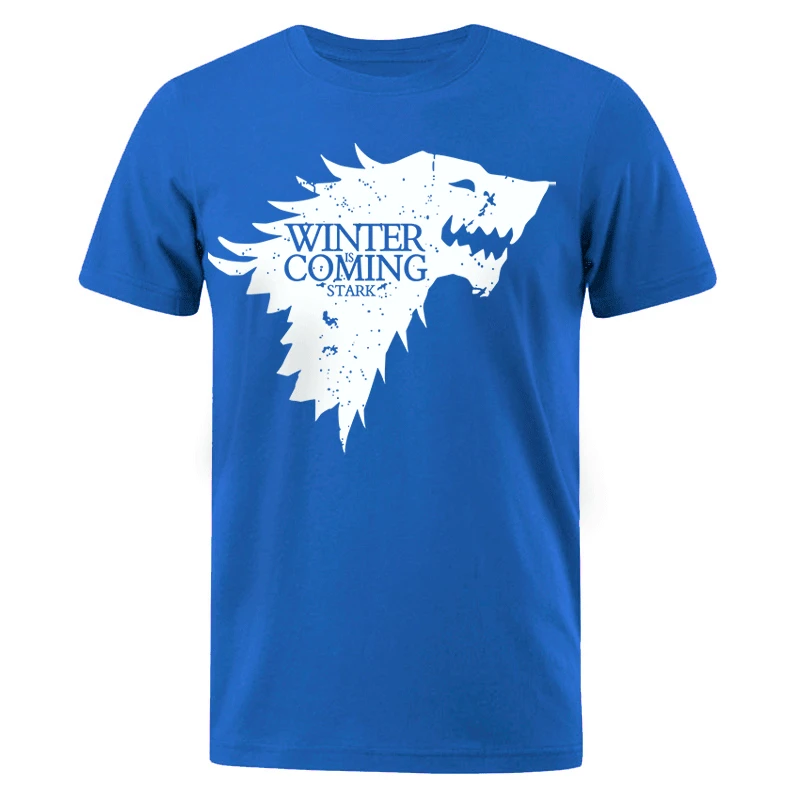 Новинка, Мужская футболка Stark, топы Winter Is Comming, Мужская футболка, Игра престолов, мужские футболки, повседневная мужская футболка, топ, летние футболки