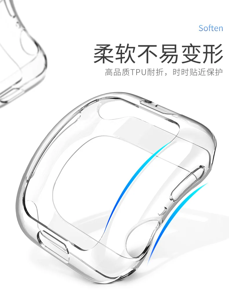 HOCO мягкий прозрачный ТПУ защитный чехол для Apple Watch 4 40 мм/44 мм Ультратонкий силиконовый чехол для iWatch 4