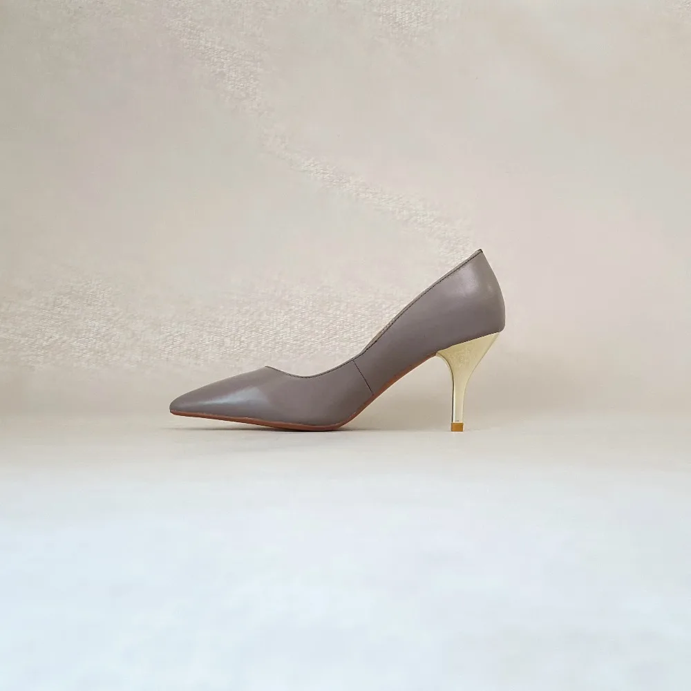 Женские туфли лодочки на высоком каблуке с острым носком|wedding shoes|nude wedding shoeshigh heels |