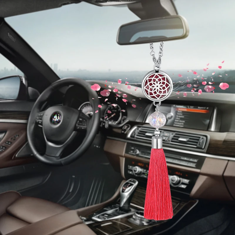 Брелоки с кисточками Дерево жизни 26 мм ароматерапия из нержавеющей стали эфирные