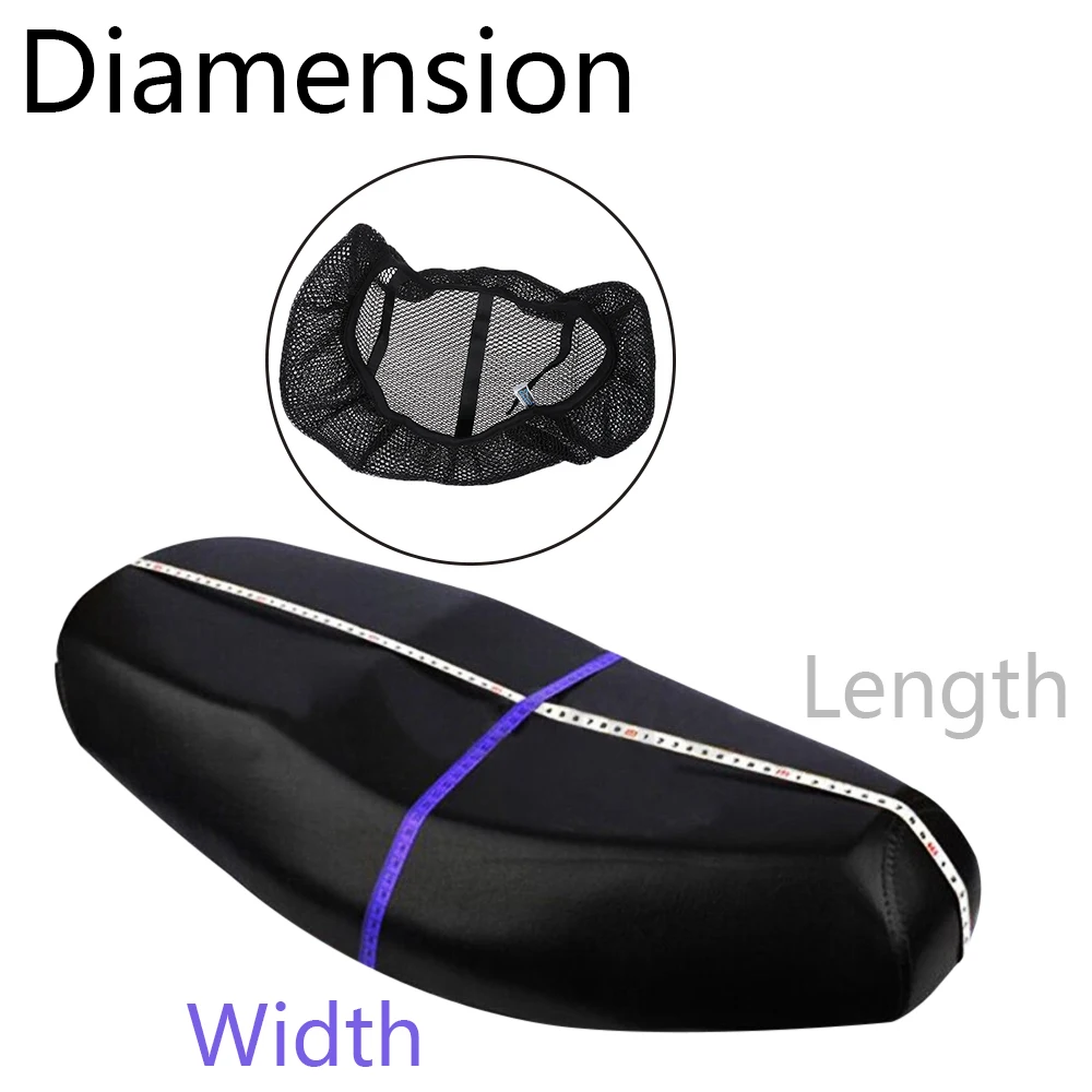 3D черные мотоциклетные Электрический велосипедная Сетка сиденья сетки прочный