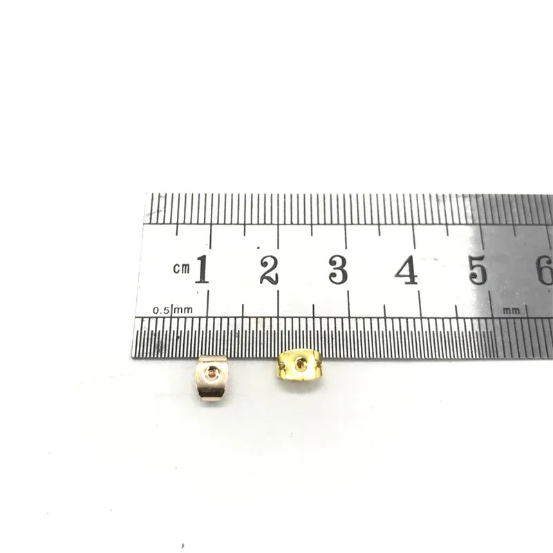 100 шт. профессиональная аксессуары металлические серьги задняя затычки для ушей