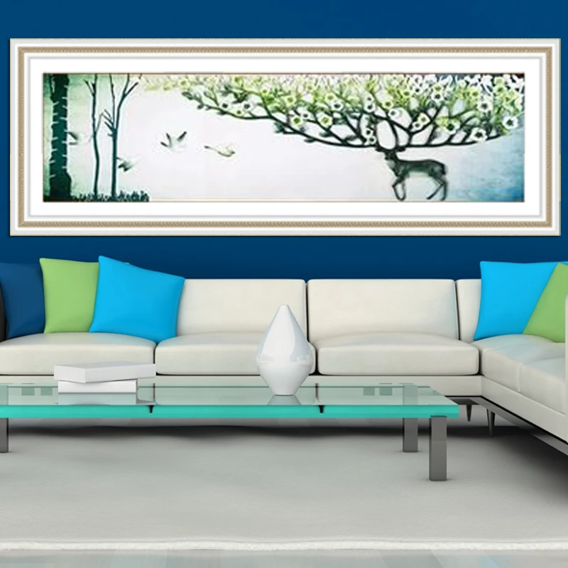 

Full,Diamond Mosaic,Animals and Flowers Dawn,Diy Decorative Painting