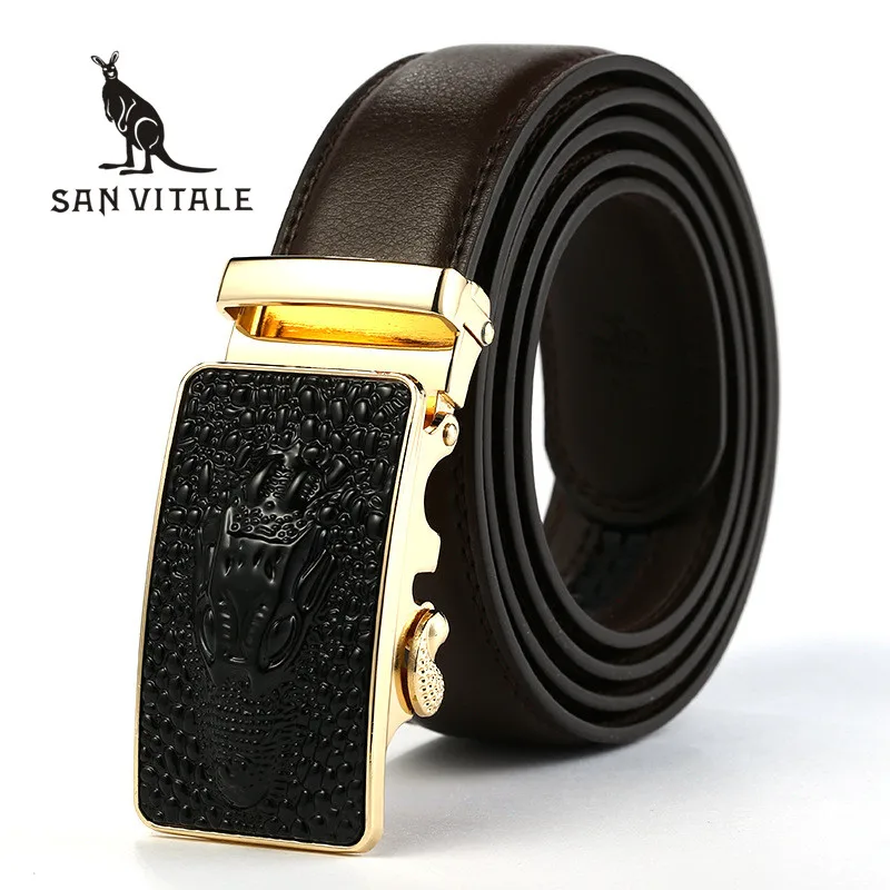

Belt For Men Belts Genuine Leather Cowskin Straps Cheap Buckle Elastic 2018 New High Quality Reversible Designer Casual Clothing