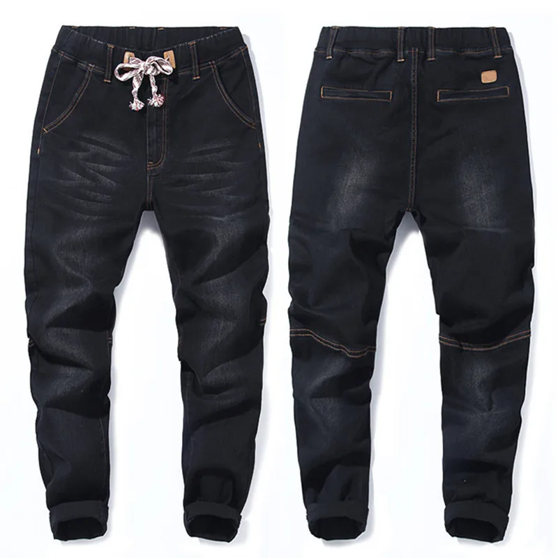 

2020 Men Jeans Streetwear Denim Hip Hop Black Jeans Homme Big Size 6XL Kot Pantolon Harem Jean Slim Pencil Mens Stretch Trousers