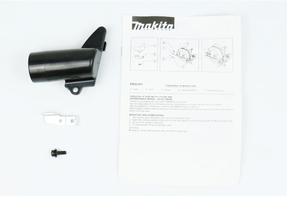 Japan Makita N5900B интерфейс сбора пыли электрическая циркулярная пила всасывающий порт