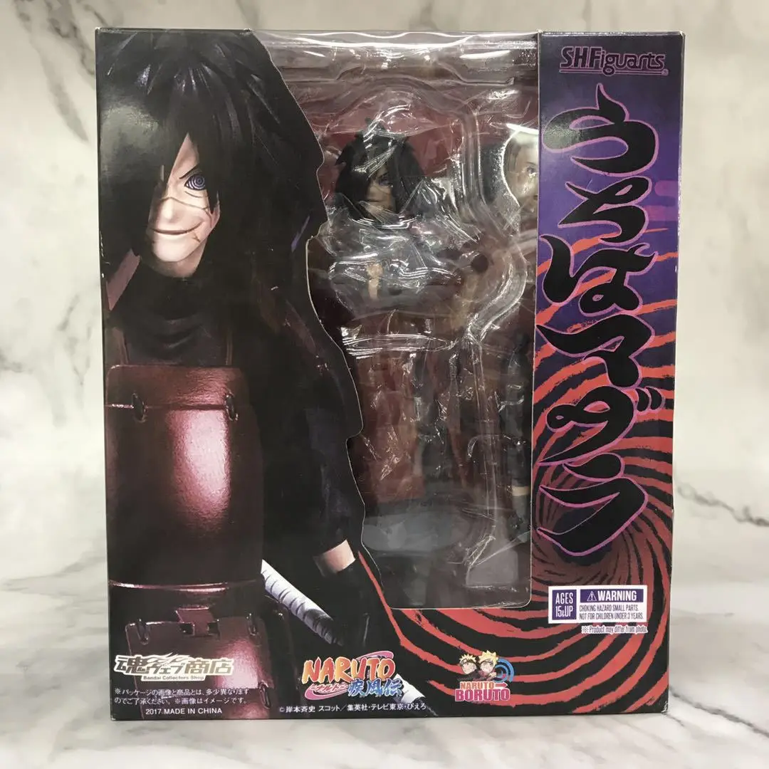 Аниме Наруто Shippuden Мадара Учиха фигурки 15 см SHF BJD модель игрушки с