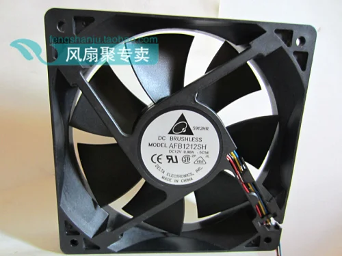 Новый оригинальный 12cm12025 AFB1212SH 12V0. 8A 4 контактный PWM ветра потенциала|wind accessories|wind