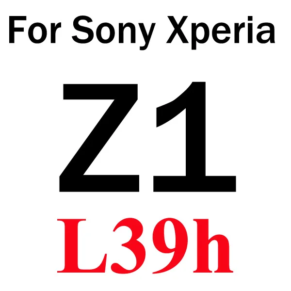 For Z1 L39h Закаленное стекло для sony Xperia Z Z1 Z2 Z3 Z4 Z5 Compact Mini для sony Xperia M4 Aqua M5 защитная пленка из закаленного стекла - Цвет: For Z1 L39h