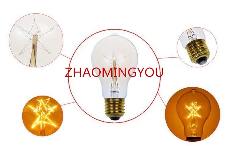 YOU 10PCS Edison Bulbs A19 E27 40W 220V Incandescent Filament Retro Light For Pendant Lamp | Лампы и освещение