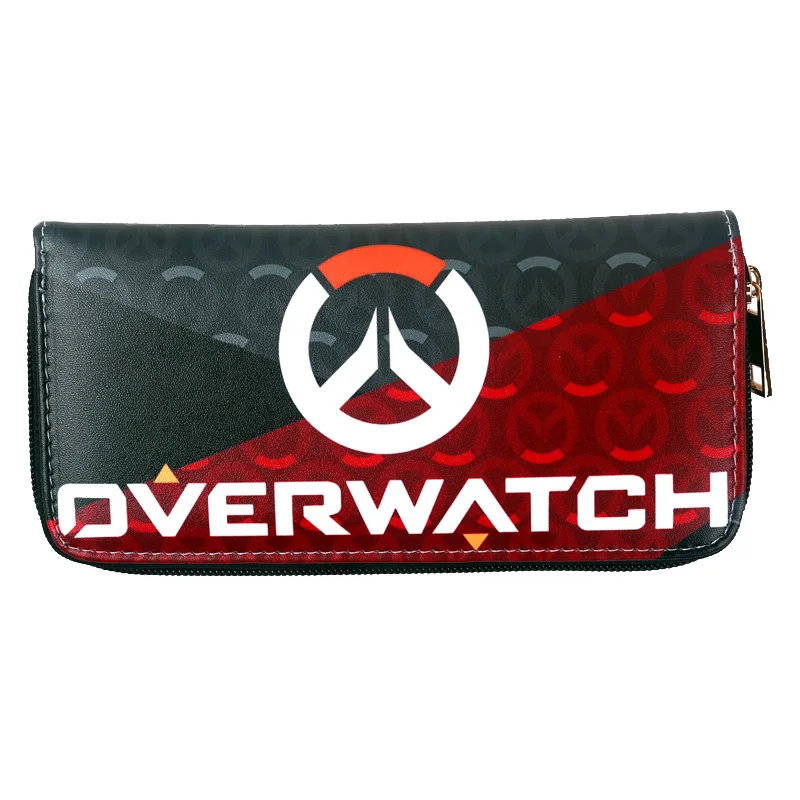 Overwatch Длинный кошелек для мужчин с принтом &quotмультгерои&quot