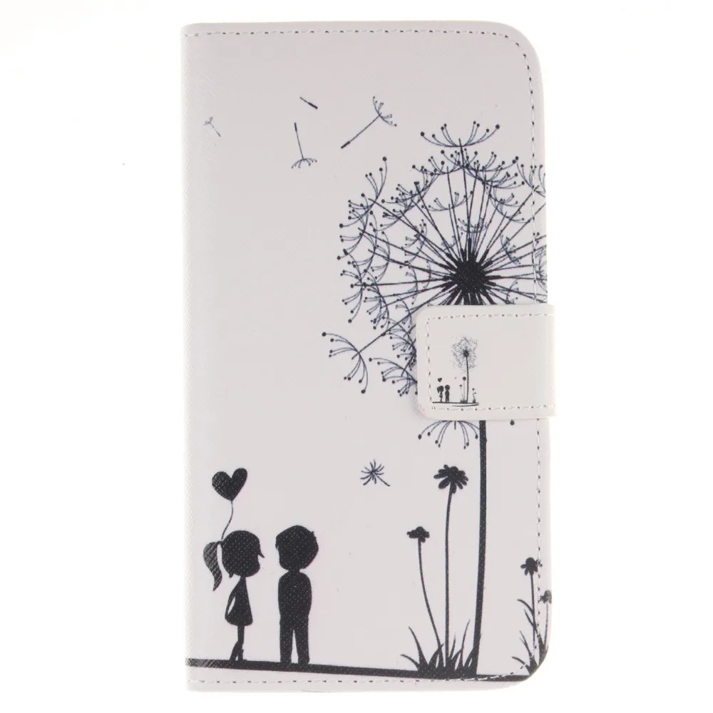 Phone Case For Asus Zenfone 2 5.5 PU Leather Flip Painted Cartoon pattern Wallet Stand Card Holster | Мобильные телефоны и