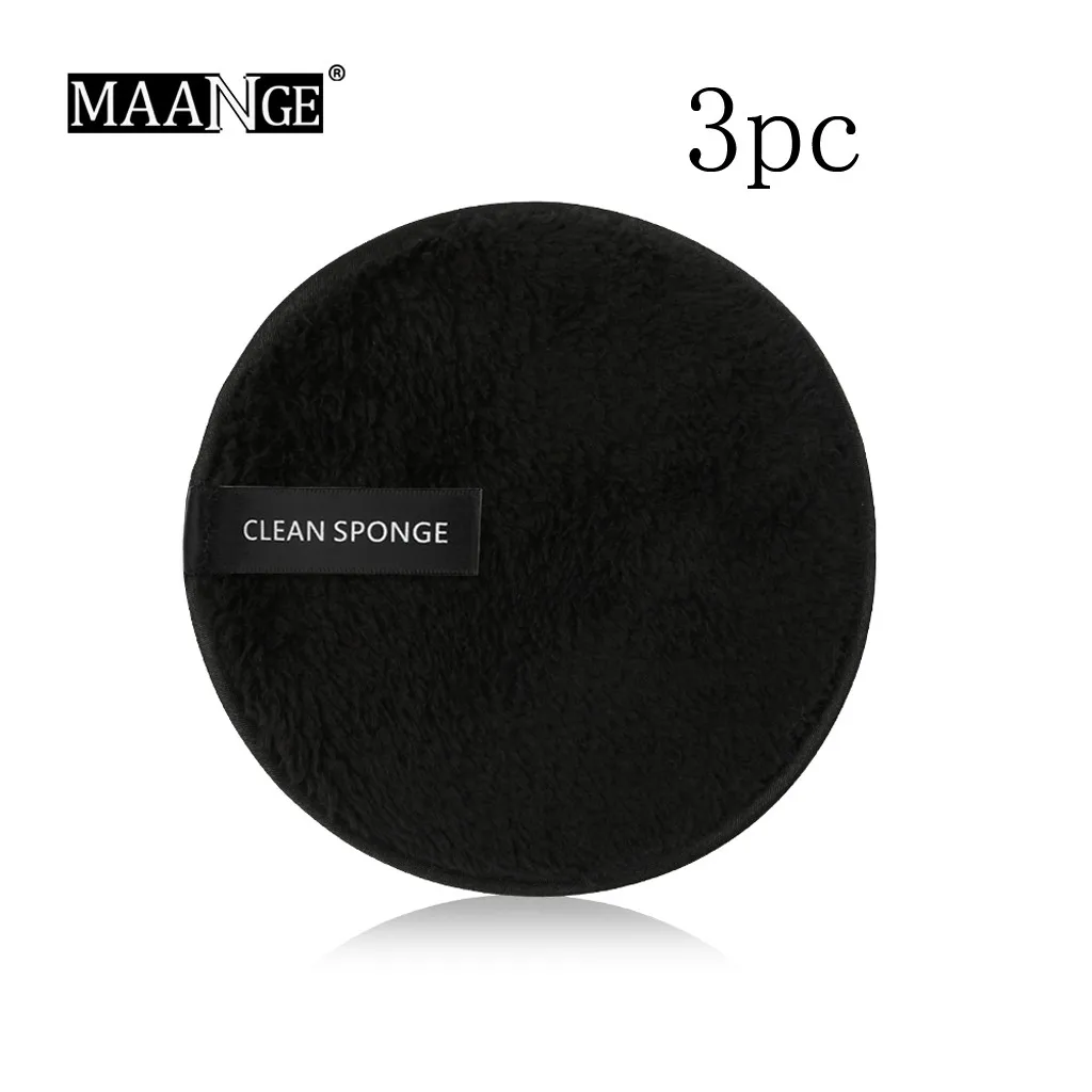 MAANGE puff Makeup 3 шт. очищающее полотенце для снятия макияжа очищающая ткань лица