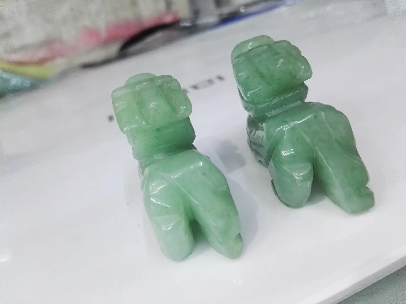 2 натуральные нефритовые смелые украшения | Дом и сад
