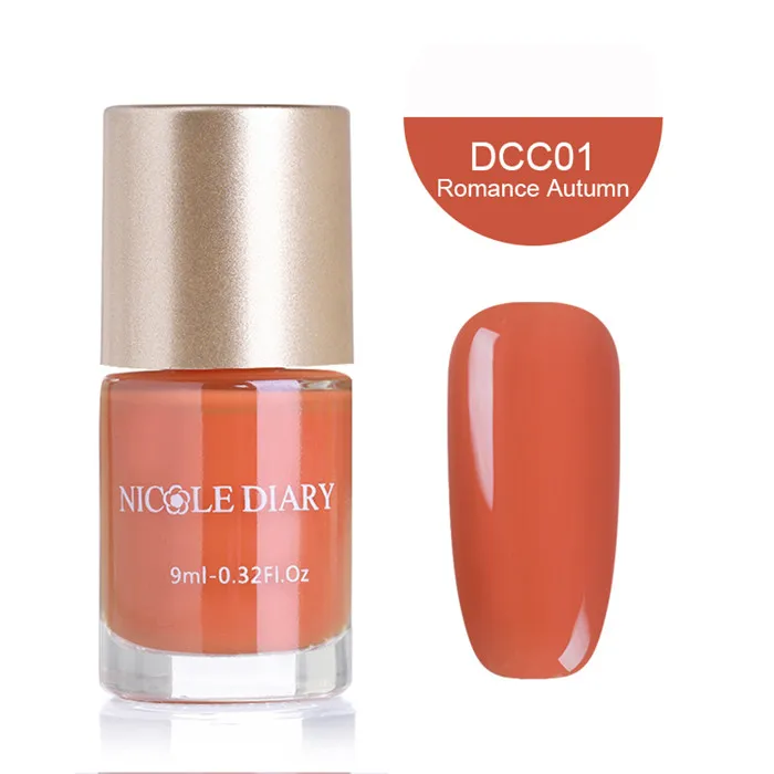 NICOLE DIARY 9 мл Pashm матовая серия лак для ногтей Быстросохнущий лак 6 цветов - Цвет: NDCC01