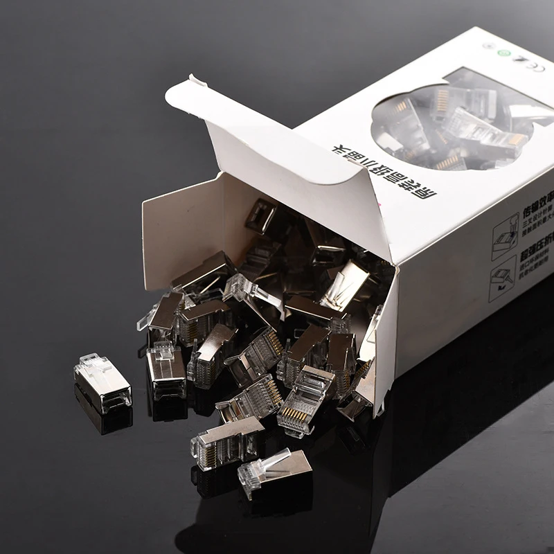 10 шт. Cat6 RJ45 RJ50 RJ11 разъем 8P8C модульный Ethernet кабель головная вилка позолоченный Cat 6