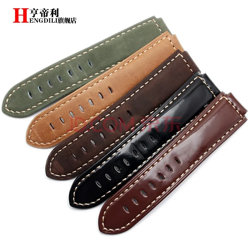 For Temix time tide series leather watch belt TW2R55500 T2N720 T2N721 T2N739 knob 16mm width 24mm band | Наручные часы