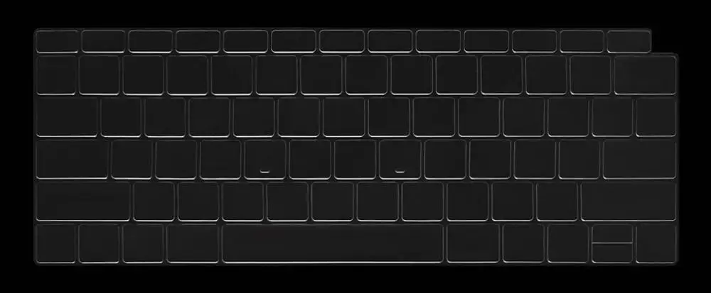 Batianda ТПУ, прозрачный чехол с клавиатурой для Macbook Air 13 11 Pro retina 13,3 15 дюймов Сенсорная панель Европейская версия