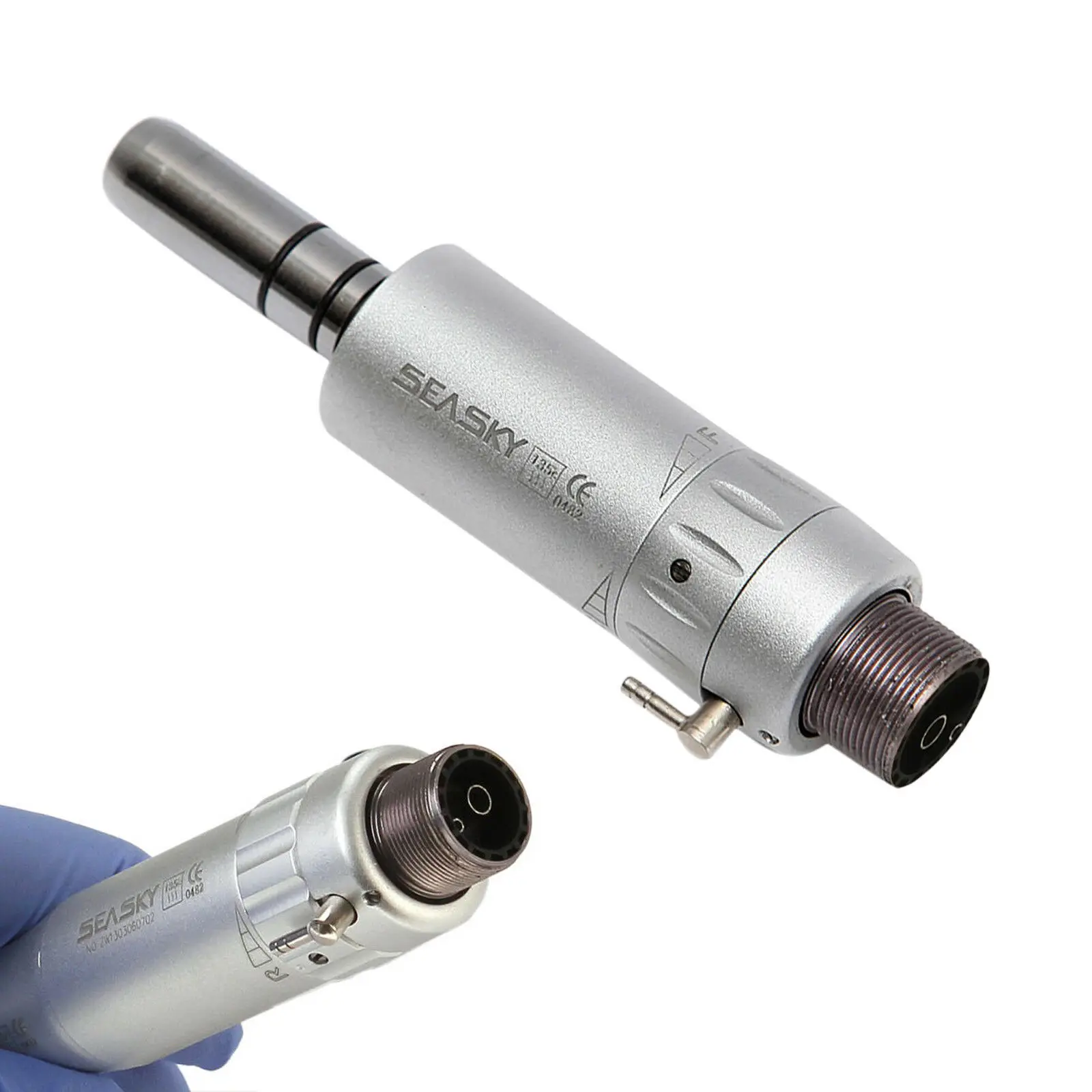air motor 2 holes NSK Стиль стоматологический медленно низкая Скорость наконечник прямой с косым углом пневматический двигатель 2/4H - Цвет: air motor 2 holes