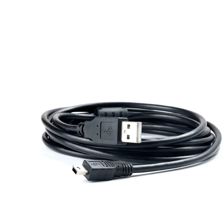 Мини USB кабель для синхронизации данных 5 Pin B штекер DVR GPS HDD Быстрая зарядка шнур