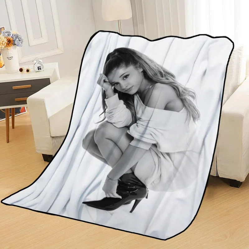 Одеяла на заказ Ariana Grande одеяло s мягкое TR DIY ваше изображение украшения спальни пледы ковер путешествия одеяло - Цвет: Blanket 19