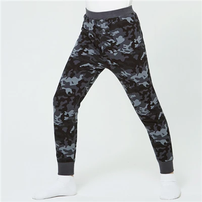 Kid Elastic Waist Thick Leggings Boys Camouflage Thermal Warm Pants Toddler Children Fleece Lined Comfortable Leggings AA60508 - Цвет: as picture 1