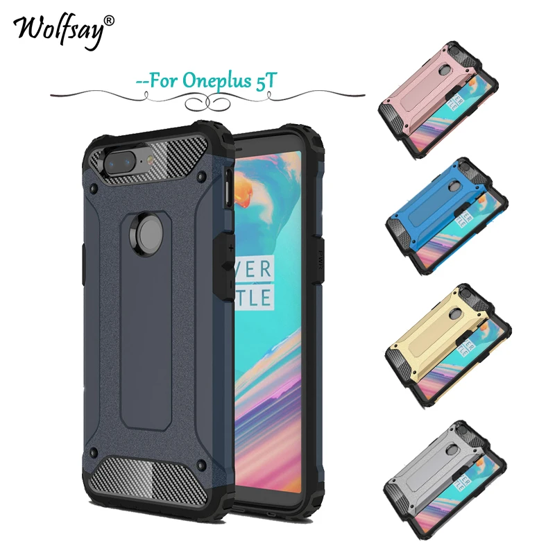 For Oneplus 5T Case Shockproof Armor Rubber Hard PC Phone Back Cover One Plus A5010 1+5T Shell Fundas |