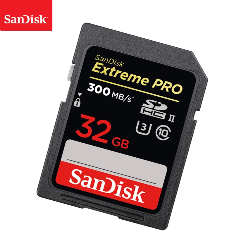 Оригинальная карта памяти SanDisk SD объемом до 300 МБ/с 32 ГБ экстремально высокая