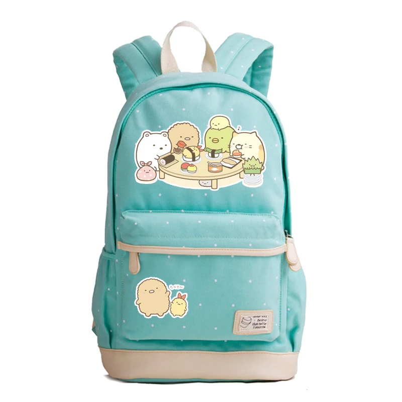 Kawaii sumikkourashi холщовые школьные сумки милые женские розовые рюкзаки Mochila Feminina девочки походный рюкзак для ноутбука рюкзак