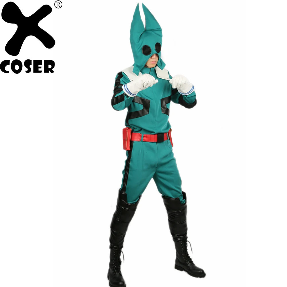 Костюм для косплея XCOSER Midoriya Izuku костюм Хэллоуина полный комплект костюма с