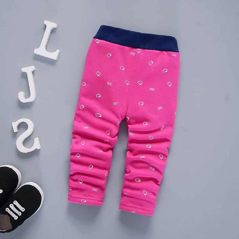 BibiCola/осенне-зимние теплые штаны для маленьких девочек вельветовые утепленные