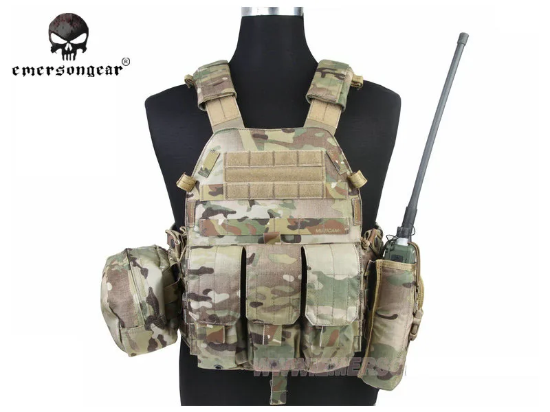 MCBK Emerson LBT6094A стильная Накладка для жилета w 3 мешочка страйкбола военная армейская
