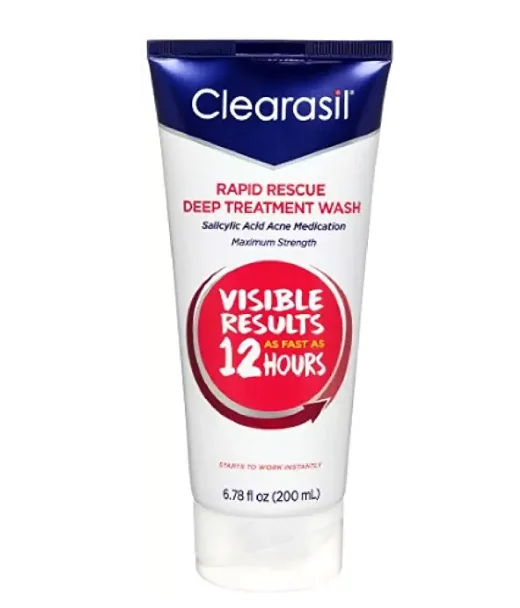 

Clearasil Ultra Salicylic Acid Rapid Rescue Visible Results 12 Hours Deep Treatment Wash Cleanser 200ml