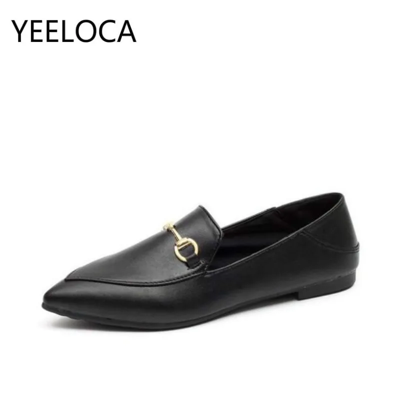 Yeeloca/Новые весенние тонкие туфли женские слипоны на плоской подошве модные с