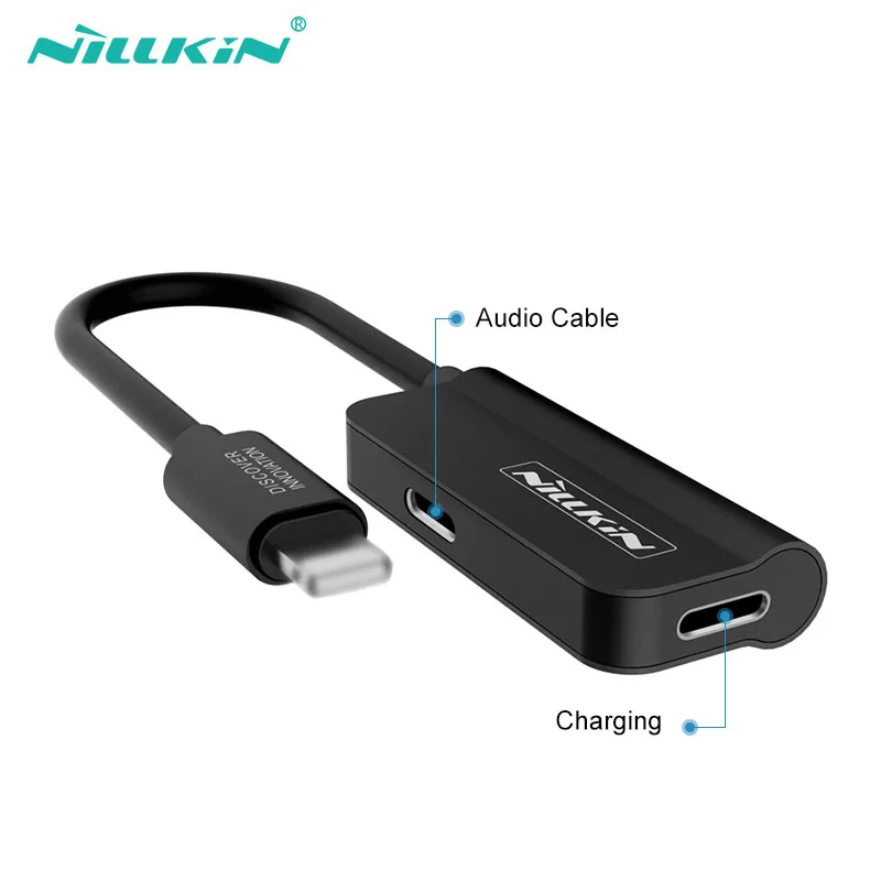 NILLKIN адаптеры для телефонов конвертеры iPhone 7 8 Plus X Xr Xs Lighting To 3 5 мм AUX кабель Jack