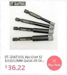 DT-DIATOOL 1 шт. Диаметр "-12" супер-тонкий алмазный режущий диск X сетка турбо обод Сегментные Пильные диски для керамической плитки фарфора